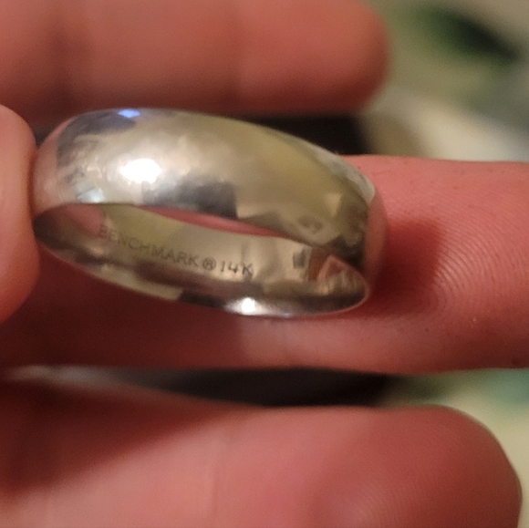 Men's 14k White Gold 6MM Light Comfort-Fit Wedding Band - Picture 7 of 7